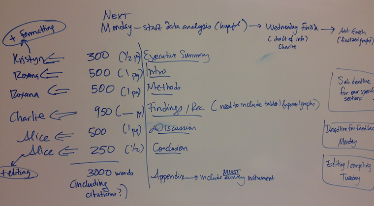 Planning our next report